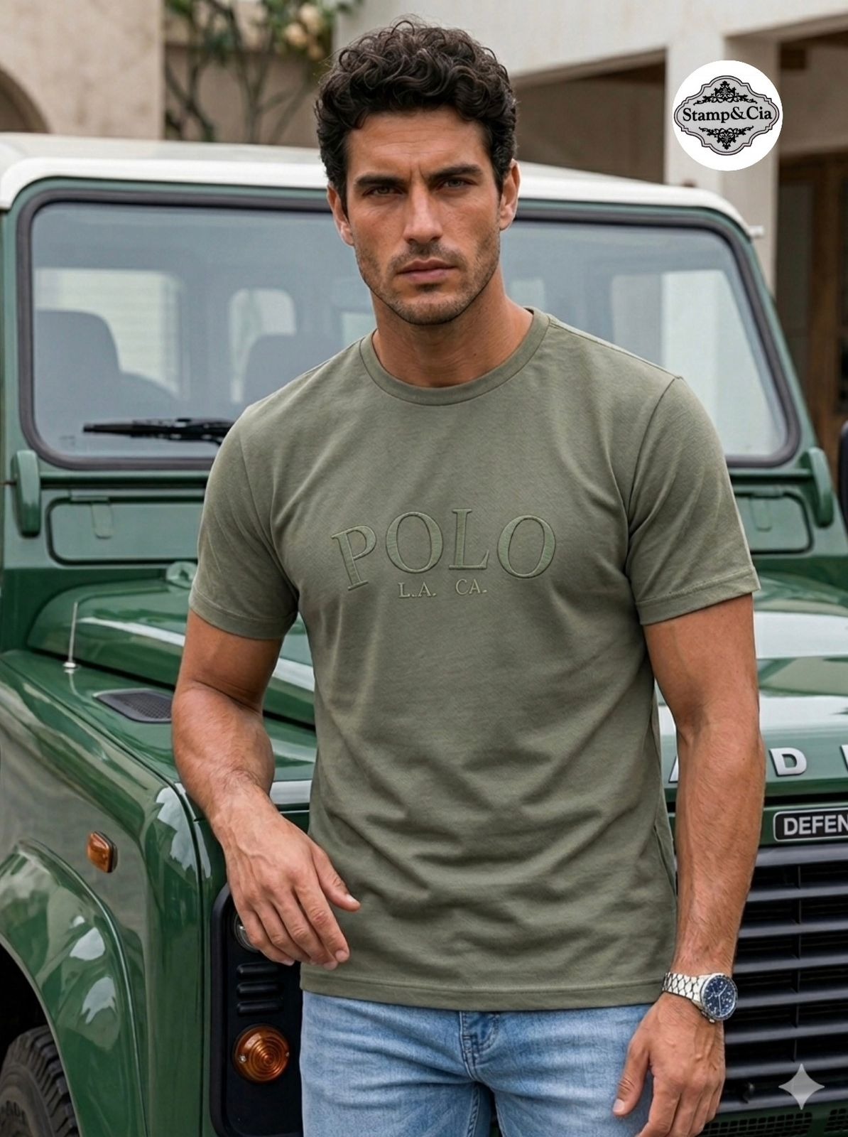 Camiseta Verde Oliva